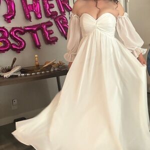 Ethereal wedding gown